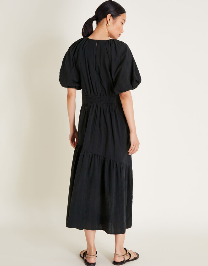 Margot Tea Dress, Black (BLACK), large