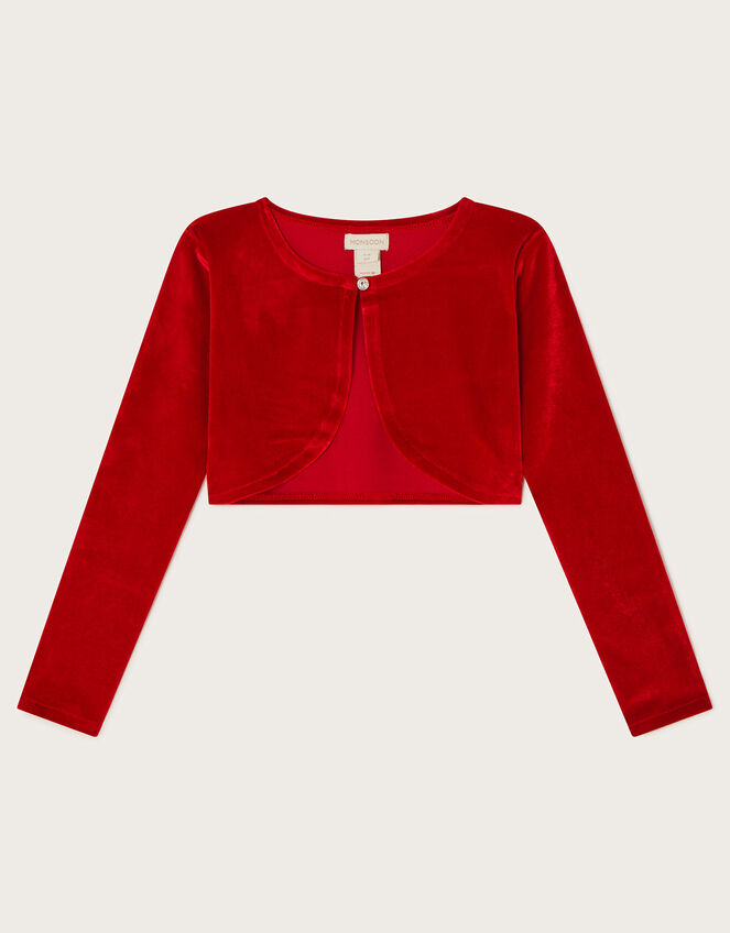 Velvet Niamh Cardigan, Red (RED), large