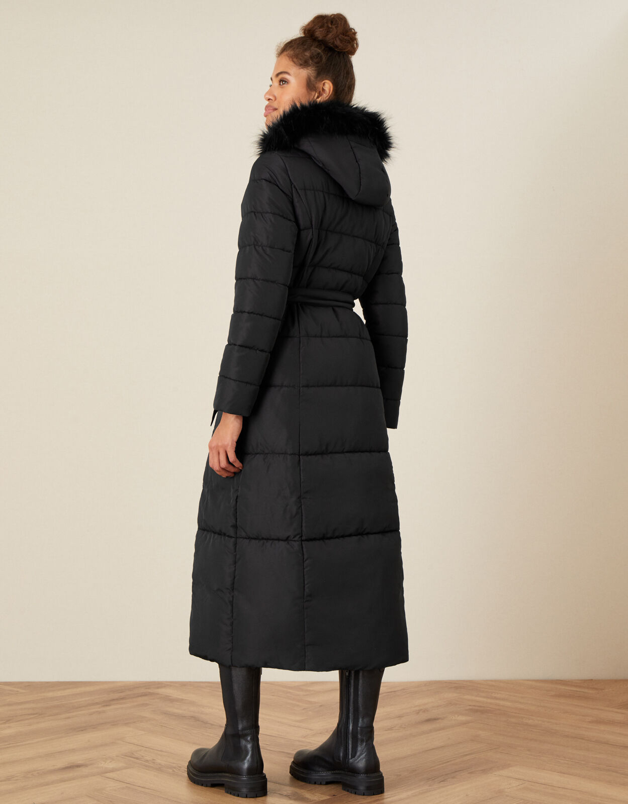maxi padded coat