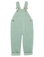 Dotty Dungarees Corduroy Chunky Dungarees, Green (MINT), large