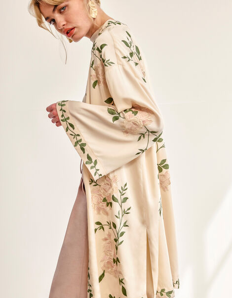 Kaya Short Kimono, Ivory (IVORY), large