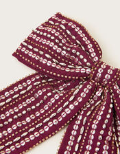 Beaded Hair Bow, , large