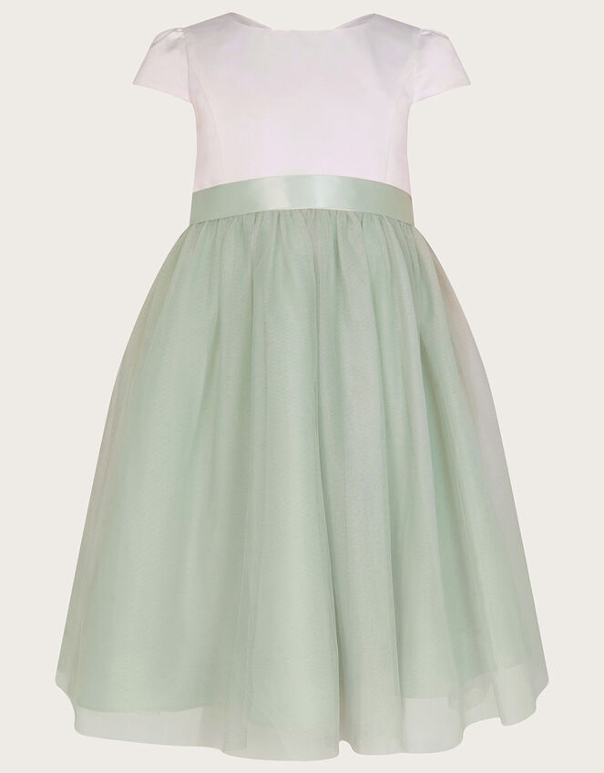 Tulle Bridesmaid Dress, Green (GREEN), large