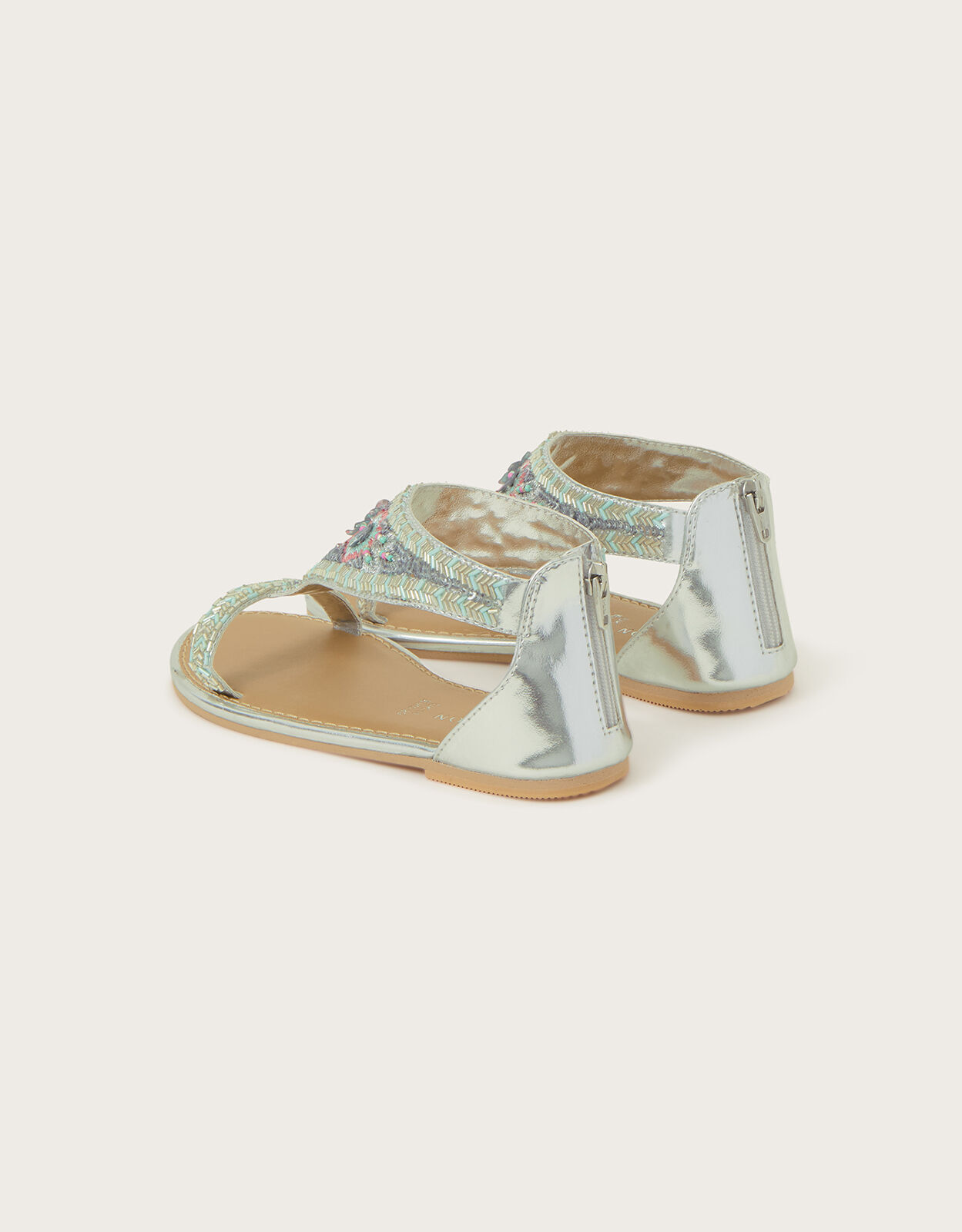Girls Carters Silver Sandals Size 7c | eBay