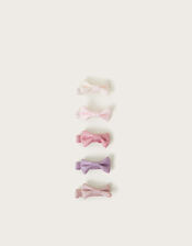 5-Pack Ballet Bow Hair Clips, , large