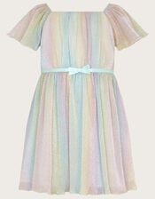 Baby Plisse Dress, Multi (MULTI), large