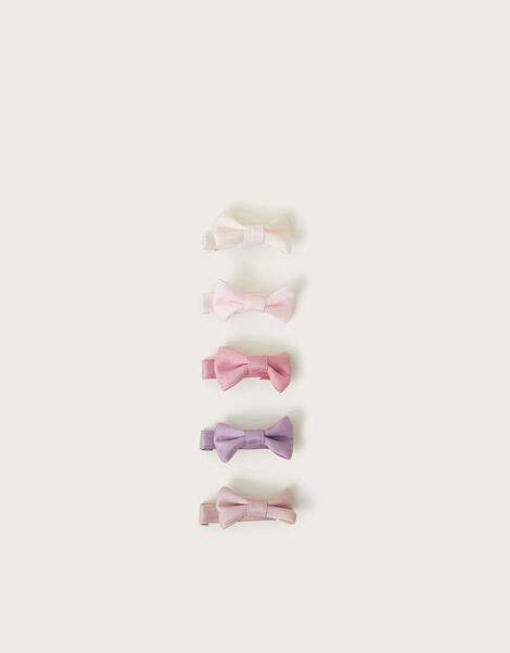 5-Pack Ballet Bow Hair Clips, , large