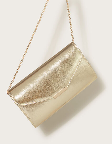 Metallic Clutch Bag, , large