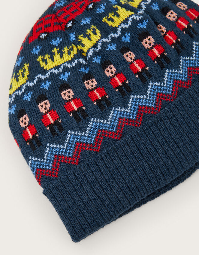 London Fair Isle Beanie Hat, Multi (MULTI), large