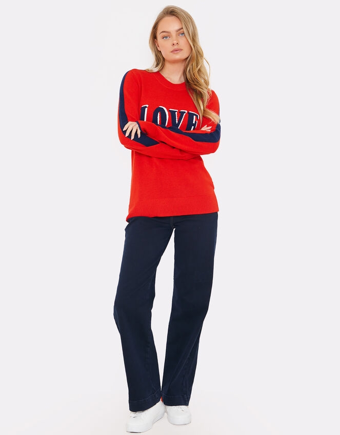 WISPR Love Sweater, Red (RED), large