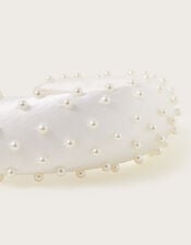 Pearl Padded Bridal Headband, , large