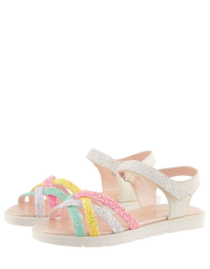 Glitter Rainbow Sandals Multi | Girls' Sandals | Monsoon Global.