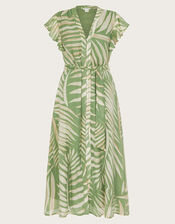 Parmella Print Dress, Green (GREEN), large