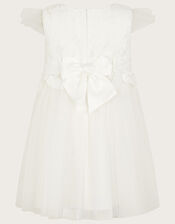 Baby Ophelia Lace Tulle Dress, Ivory (IVORY), large