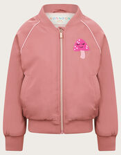 Good Vibes Bomber Jacket, Pink (PINK), large