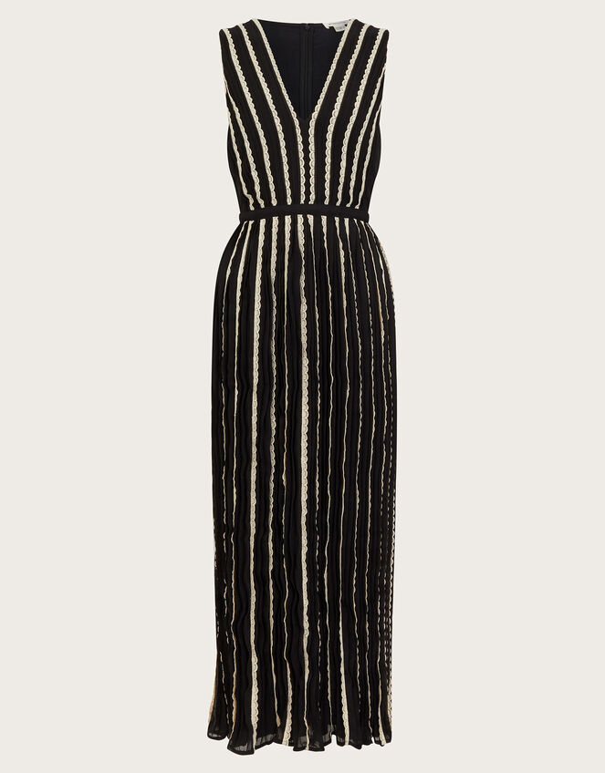Harper Monochrome Dress, Black (BLACK), large