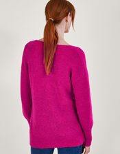 Pippa Wrap Jumper, Pink (PINK), large