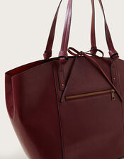 Ella Faux Leather Tote Bag, , large