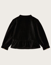 Land of Wonder Velvet Jacket , Black (BLACK), large