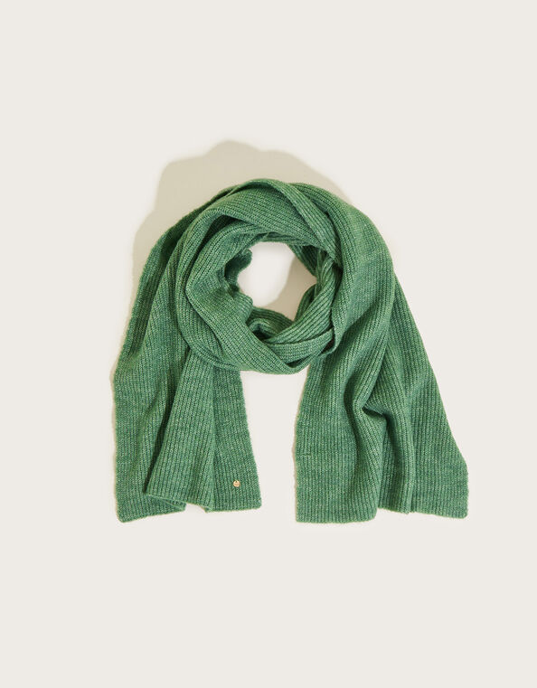 Super Soft Knit Scarf with Recycled Polyester, , large