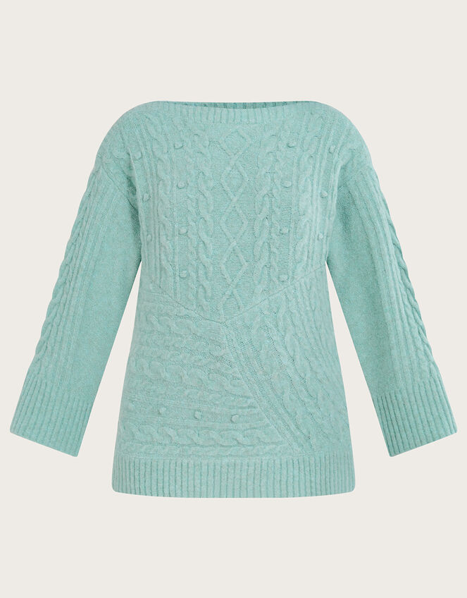 Satu Stitch Jumper, Green (SAGE), large