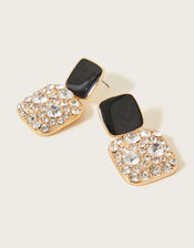 Diamante Vintage Look Statement Earrings, , large