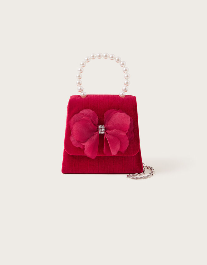 Cancan Velvet Ruffle Bag, , large