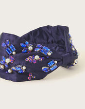 Jewel Embellished Headband, , large