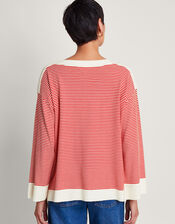 Simmi Stripe Sweater, Red (RED), large