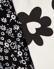 2-Pack Floral Leggings, Black (BLACK), large