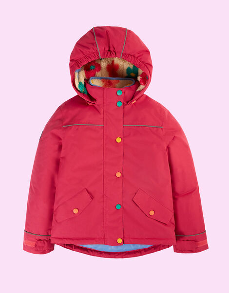 Frugi 3-in-1 Rambler Coat, Pink (PINK), large