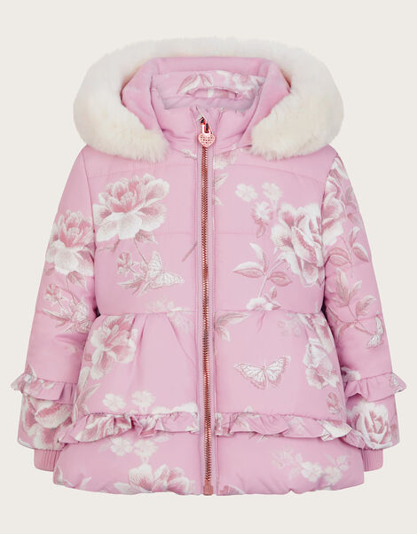 Baby Marcella Roses Coat, Multi (MULTI), large