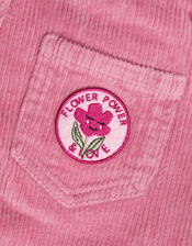 Flower Power Corduroy Trousers, Pink (PINK), large