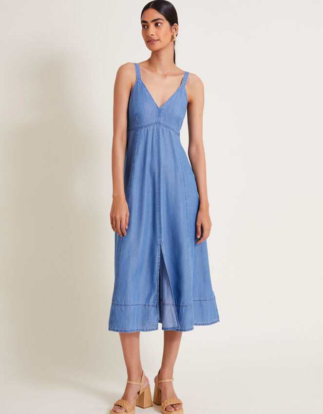Gaia Denim Dress, Blue (DENIM BLUE), large