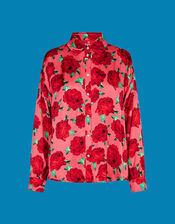 Crās Floral Print Shirt, Red (RED), large