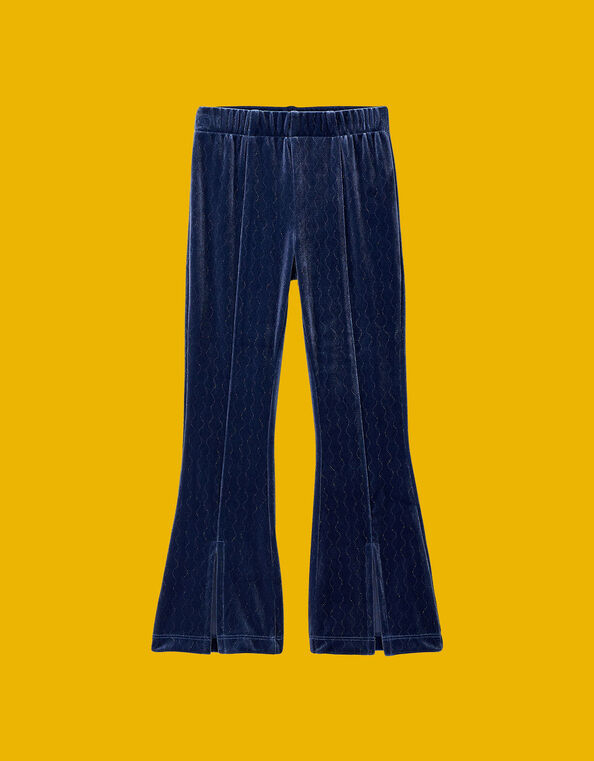 Hatley Sparkle Stretch Flare Pants, Blue (BLUE), large