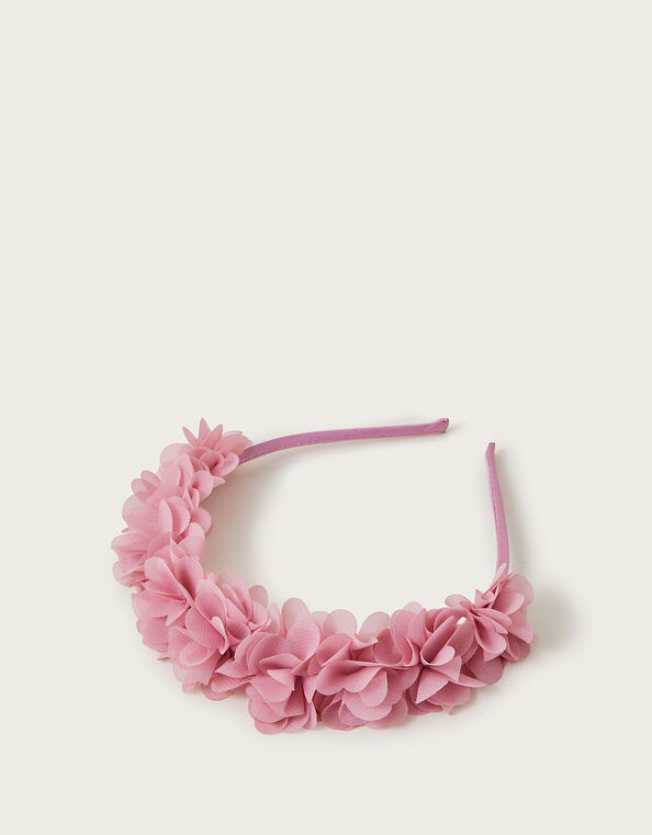 Ruffle Floral Headband, , large
