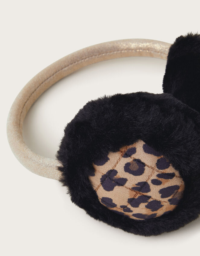 Leopard Print Earmuffs, , large