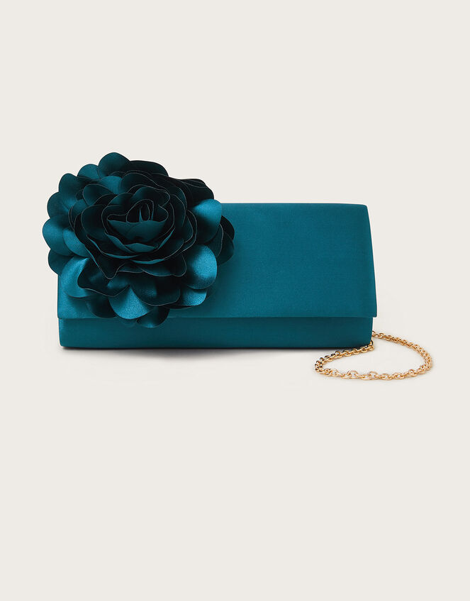 Corsage Occasion Bag, Blue (BLUE), large