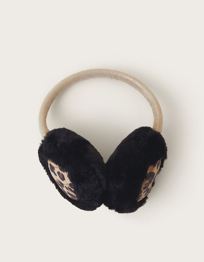 Leopard Print Earmuffs, , large