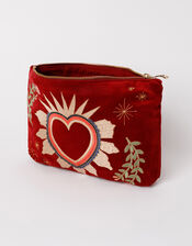 Elizabeth Scarlett Sacred Heart Pouch, , large