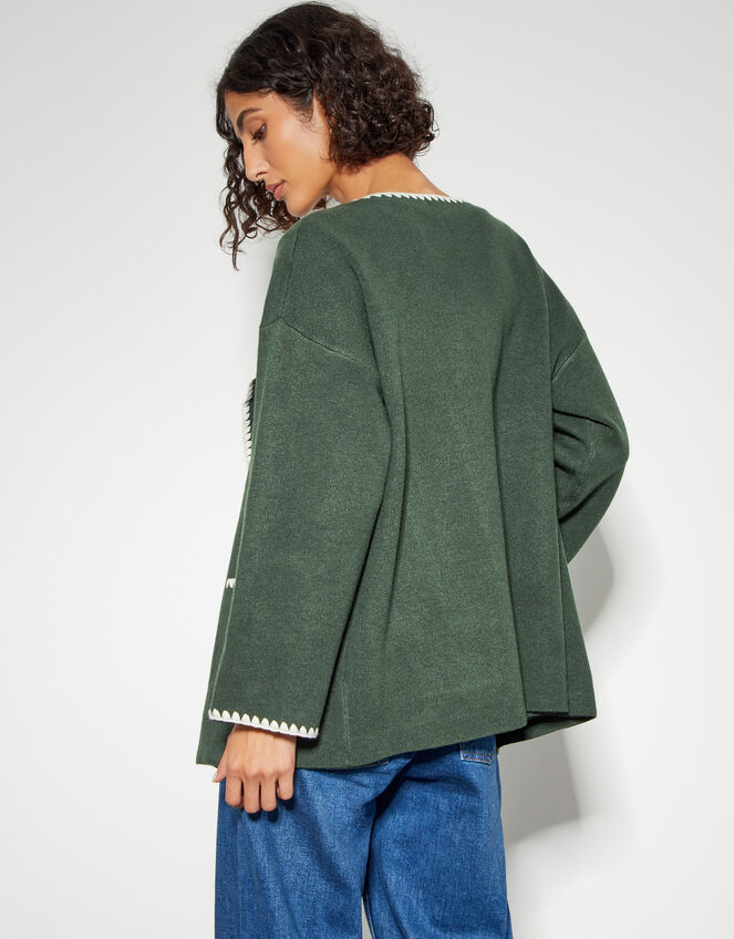 Sanya Stitch Jacket, Green (KHAKI), large