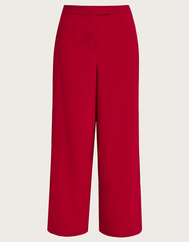 Raya Wide Leg Trousers, Red (RED), large