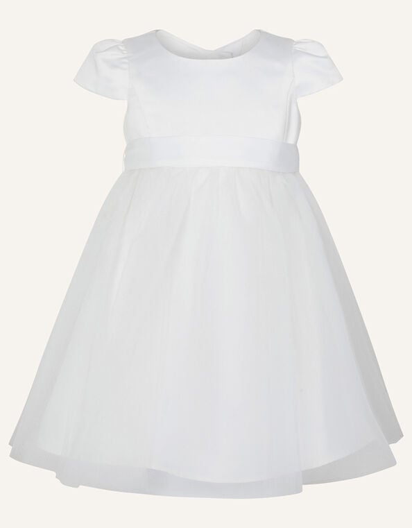 Baby Tulle Bridesmaid Dress, Ivory (IVORY), large