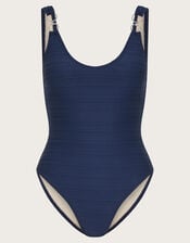 Suzie Swimsuit, Blue (NAVY), large