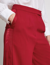 Raya Wide Leg Trousers, Red (RED), large