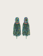 Jewel Beaded Earrings, , large