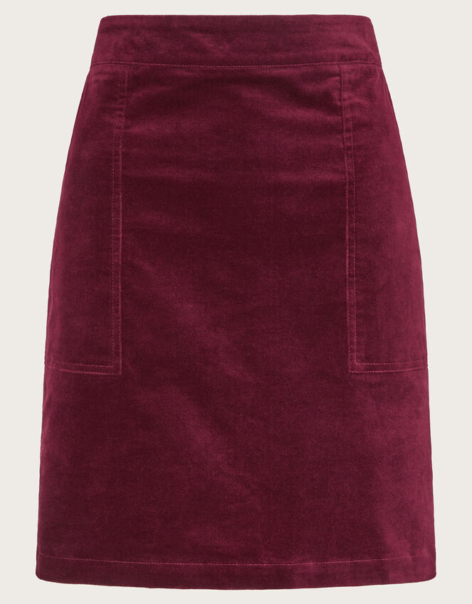 Amy Mini Skirt, Red (BURGUNDY), large