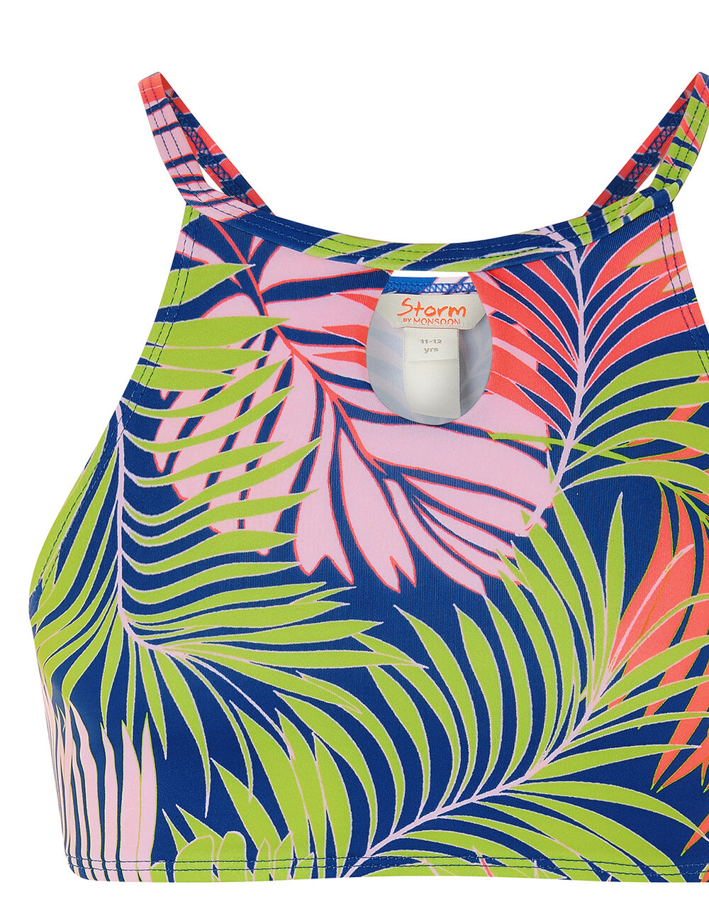 Palm Print Bikini Blue | Girls' Beach & Swimwear | Monsoon Global.