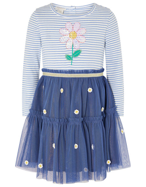 Baby Daisy 2-in-1 Dress Blue | Baby Girl Dresses | Monsoon ROI.